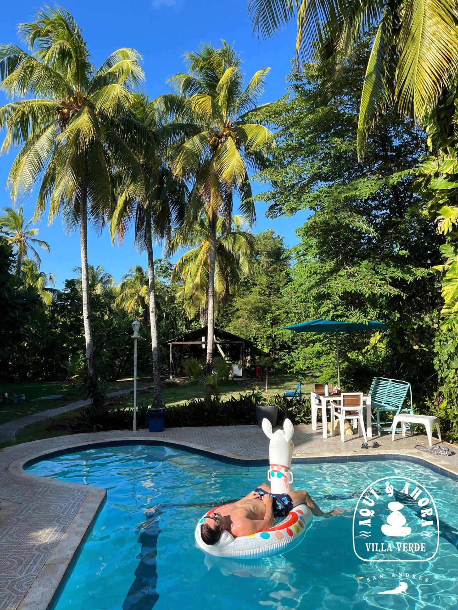 Aqui Ahora At Villa Verde San Andrés 外观 照片